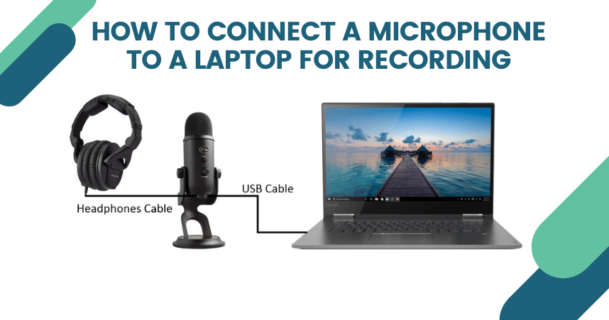 connect mixer to laptop for recording