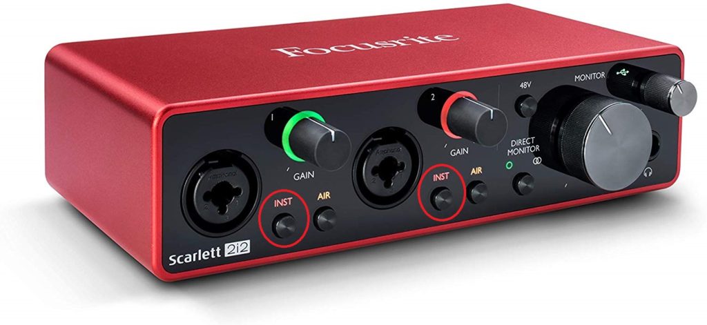 connect audio interface to mixer