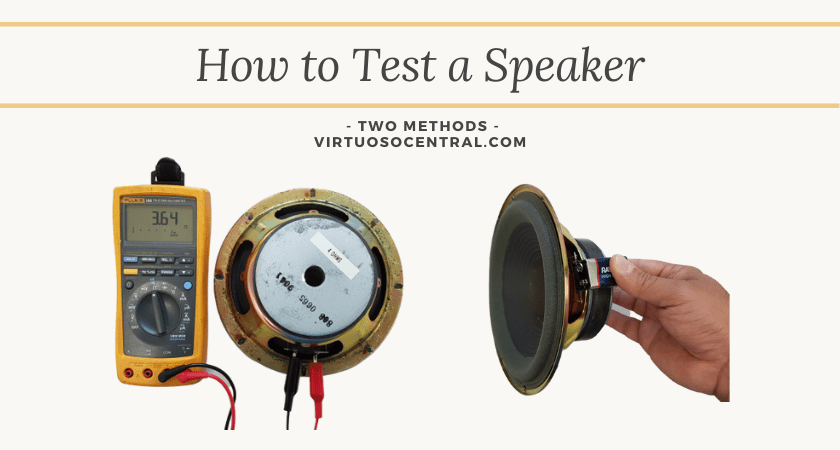 Samenhangend einde bovenstaand how to test a speaker with a battery Archives - Virtuoso Central