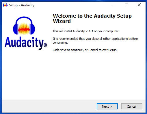 audacity latest version windows 10