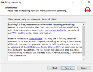 install audacity windows