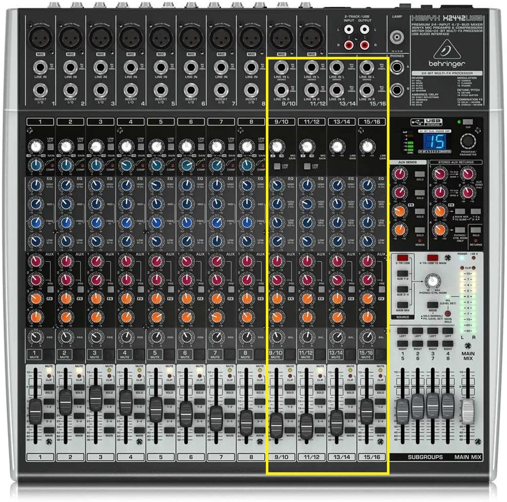how to use audio mixer