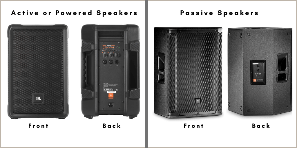 What are the differences between passive, active and powered loudspeakers?  - Live Sound