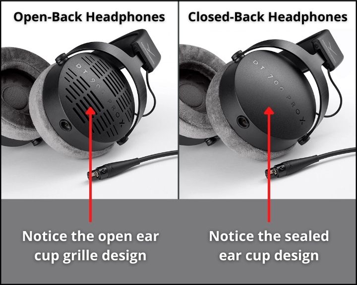 Open-Back vs Closed-Back Headphones for Music Producers, Audiophiles, &  Engineers 